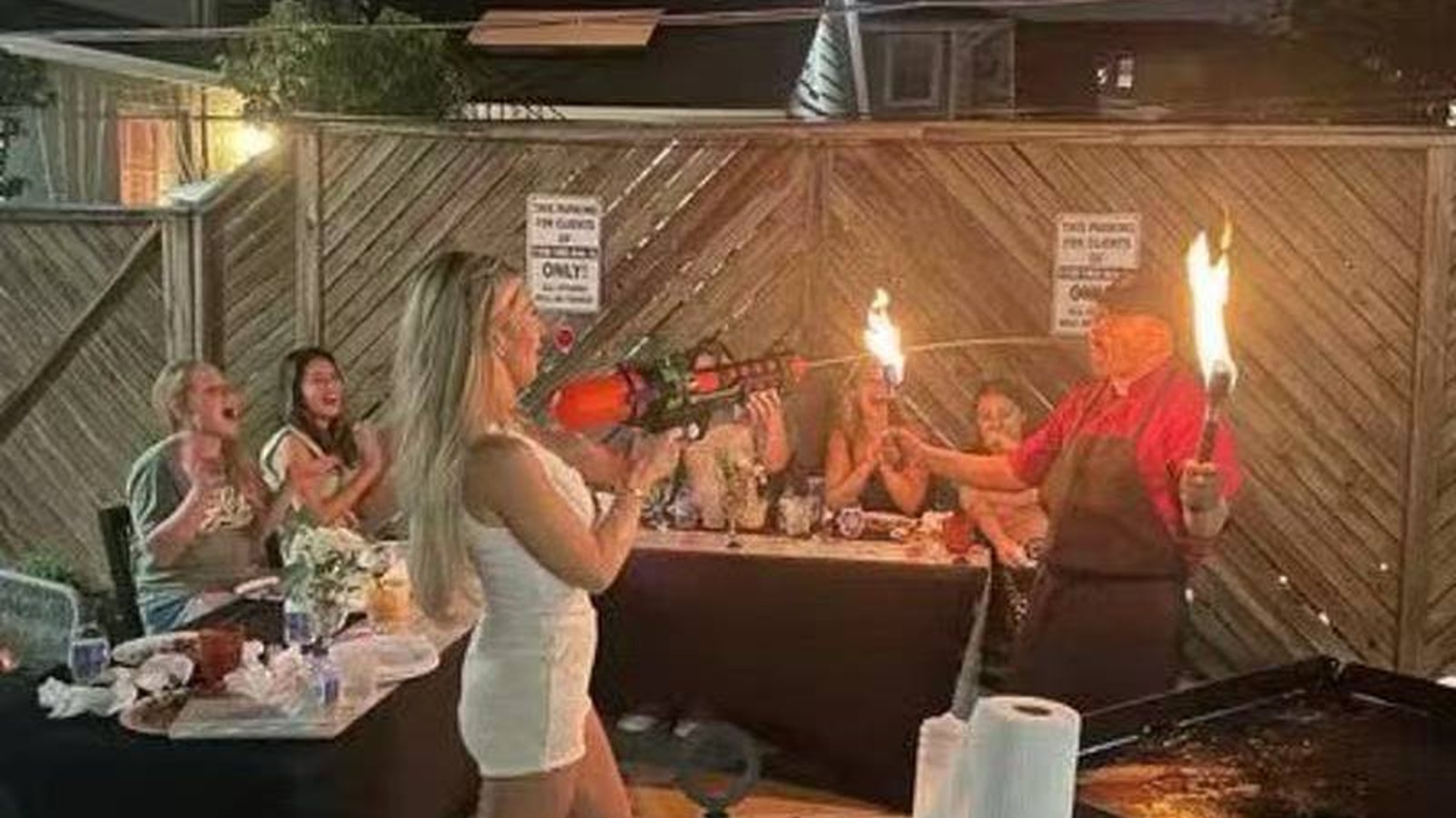 Proposal & anniversary hibachi catering in Blasdell